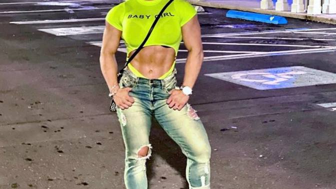 Would you date this muscular manly lady?