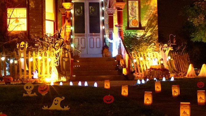 How many of you actually decorate your place for Halloween?