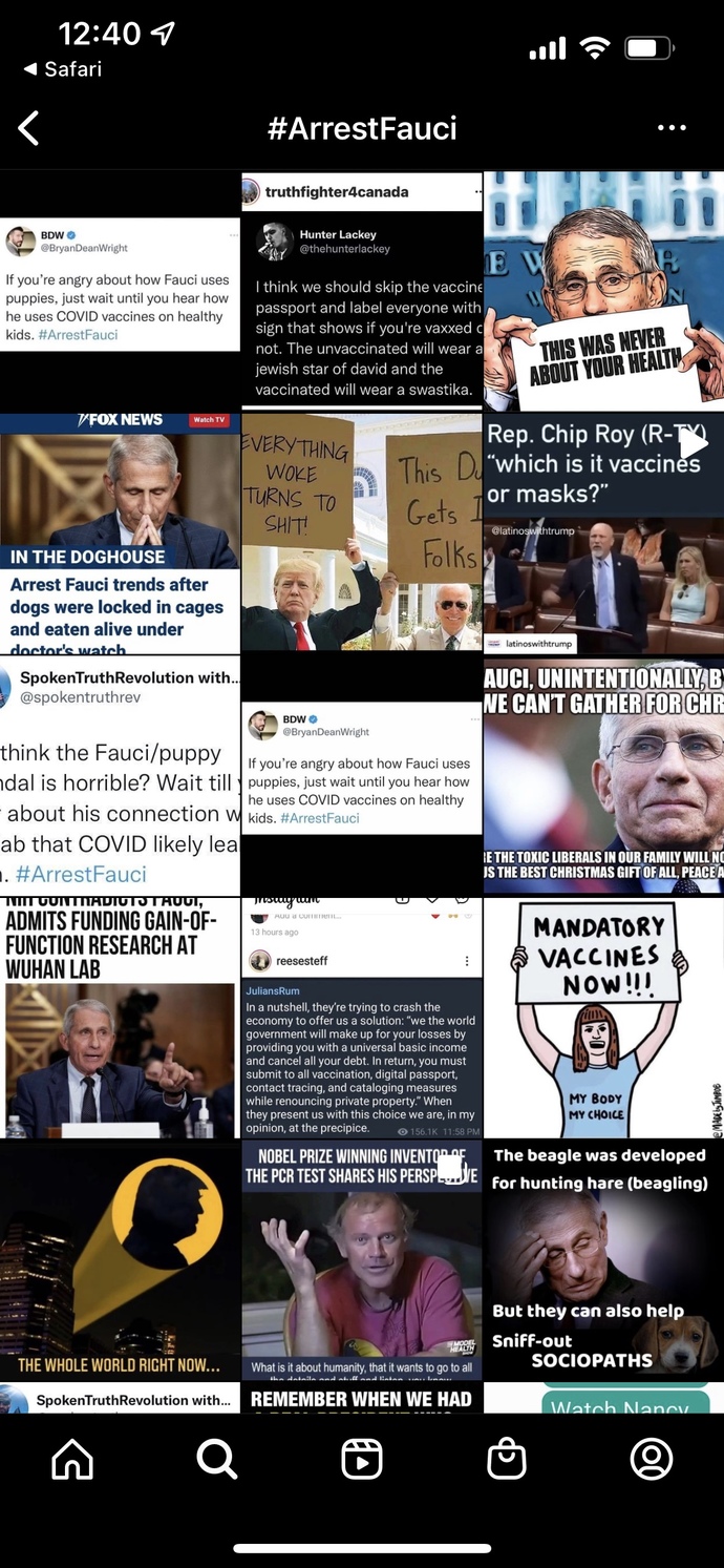 #ArrestFauci trending on social media, also, Fauci has been tied to inhumane experiments on dogs, your thoughts?