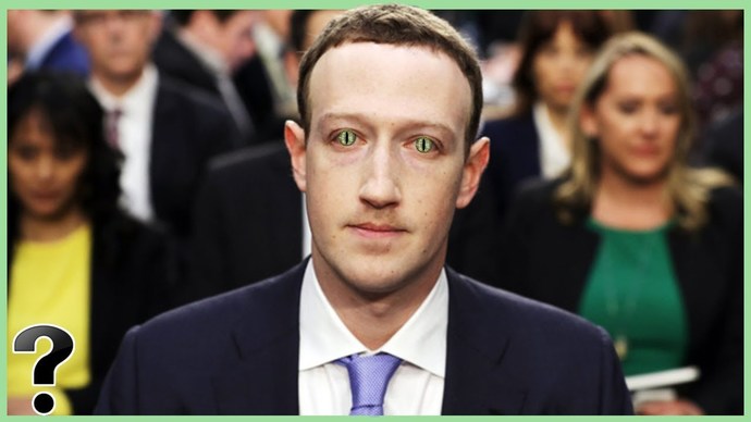 Have you ever noticed that Mark Zuckerberg doesn't have eyebrows?