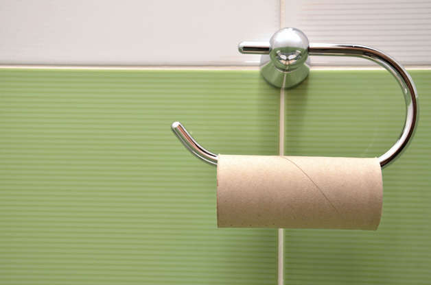 DAMMIT! WHO USED THE PAPER AND DIDNT PUT A NEW ROLL ON?