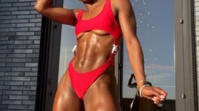 Body goal, is this attractive or is she overly muscular?