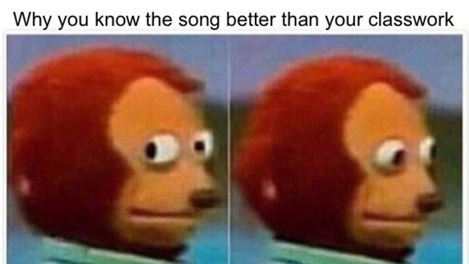 Ever sang along to a song you didn't expect your parents to know but they surprised you by singing along to the lyrics?