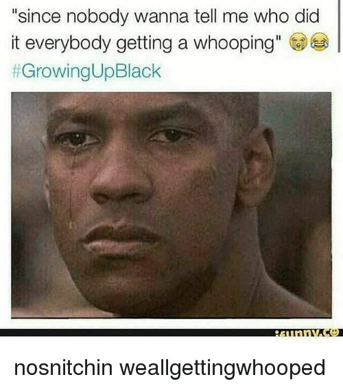 What was the worst ass whooping you got as a kid?