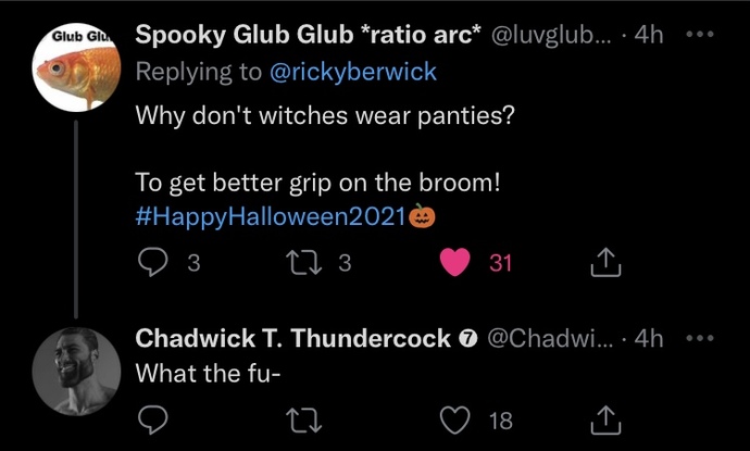 Is this why witches dont wear panties?