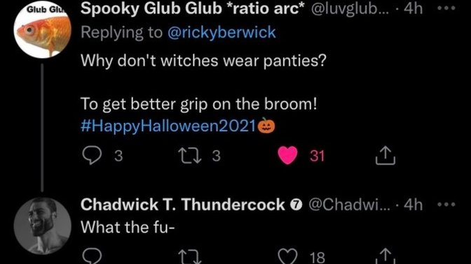 Is this why witches dont wear panties?