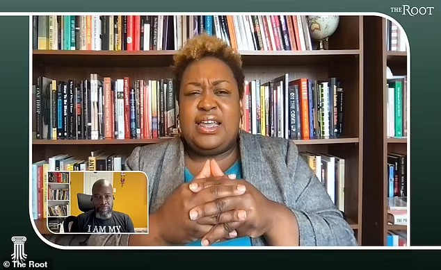 Screenshot of discussion during the online conference with The Root Institute.