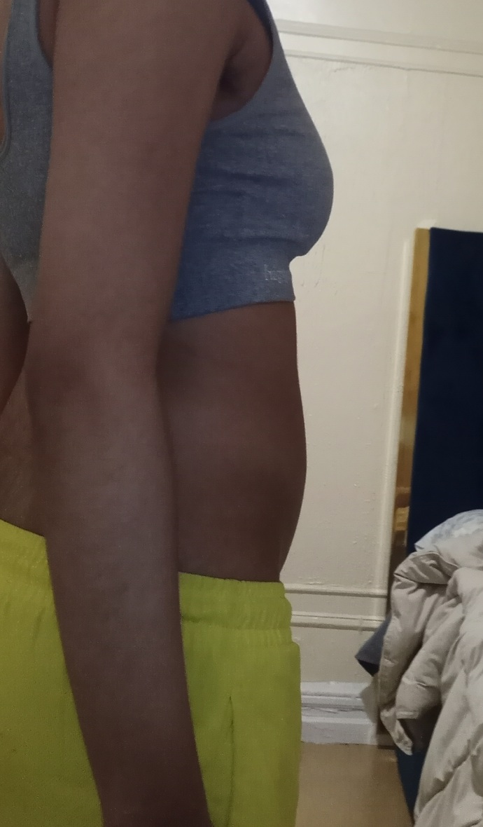 How can I make my pouch go away ;(?