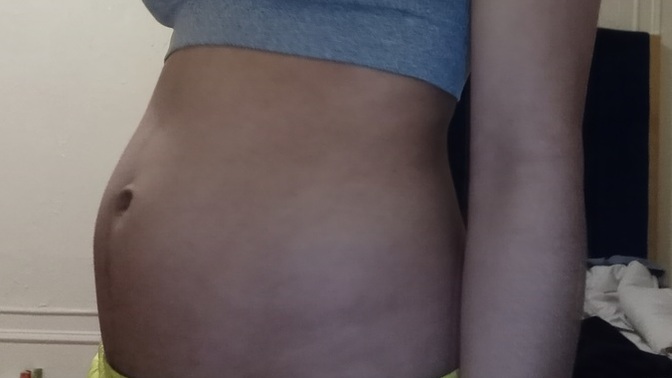 How can I make my pouch go away ;(?