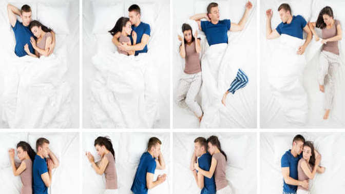 Are romantic sleeping positions actually realistic?