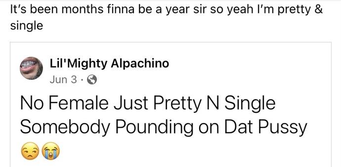 Is it just me or are people who make post like this on social media sort of cringe?
