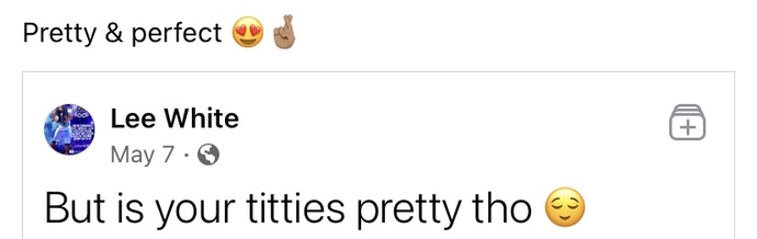 Is it just me or are people who make post like this on social media sort of cringe?