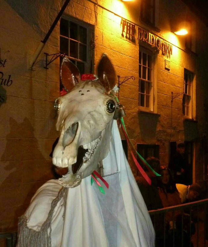 How would you react if a poetry loving horse skeleton came to your house?