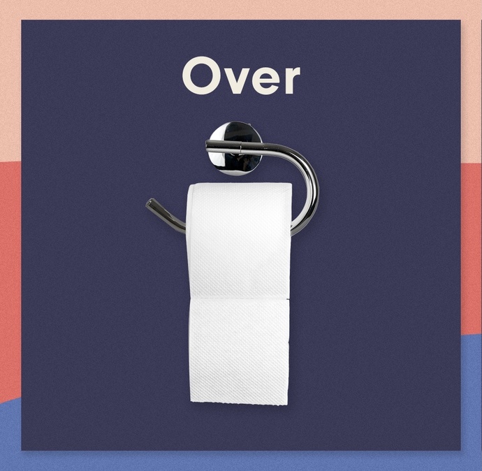 Which way does your toilet paper roll?