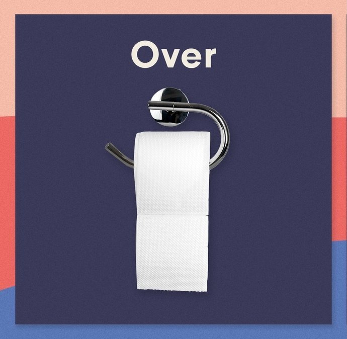 Which way does your toilet paper roll?