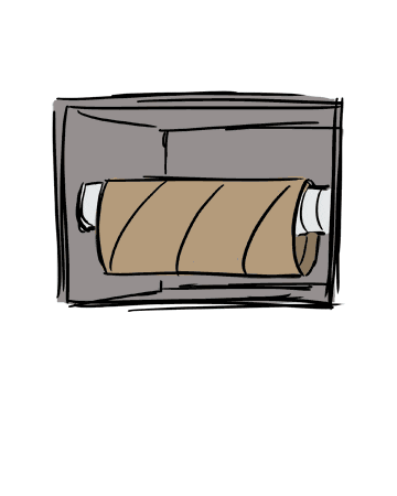 Which way does your toilet paper roll?
