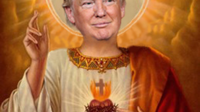 Do Trump supporters see their leader as a religious prophet?