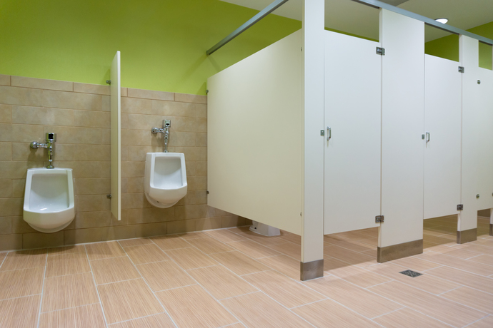 Guys, any of you always pee in a toilet instead of a urinal when using a public restroom or at a business?