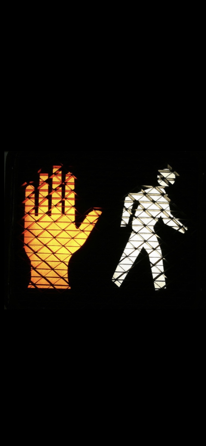 When crossing the street, do you wait for the pedestrian walking signal to come on to start crossing or not?