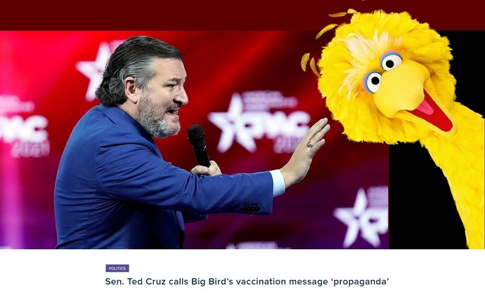 So encouraging vaccinations is "propaganda" now? VOTE BELOW!
