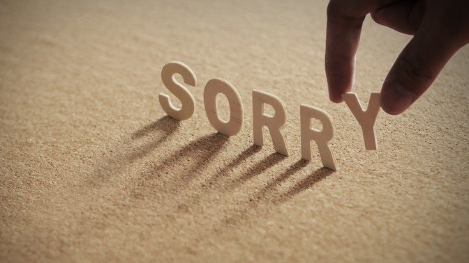 Why is it so hard to say sorry?