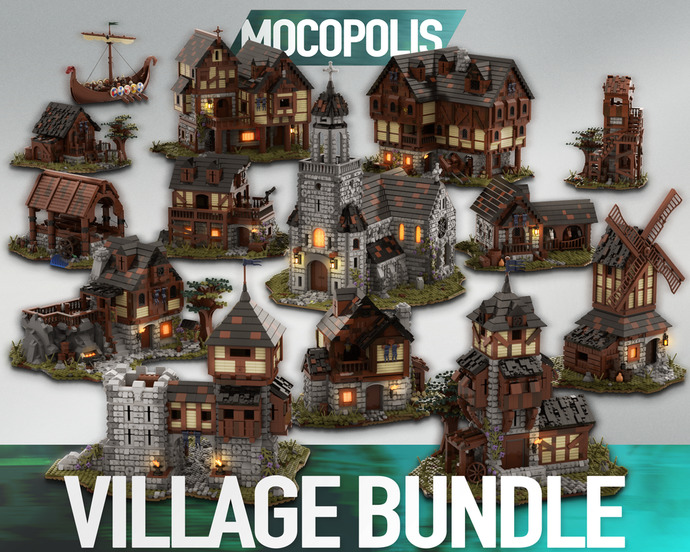 Which of these 7 massive pieced LEGO MOC builds is your favorite?