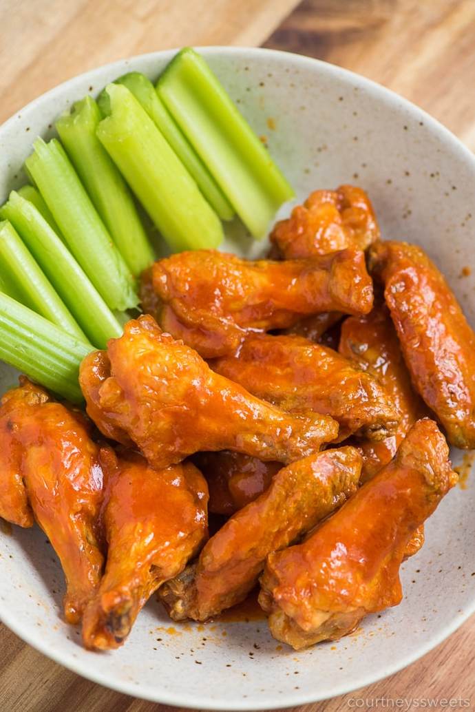 Why is celery served with chicken wings?