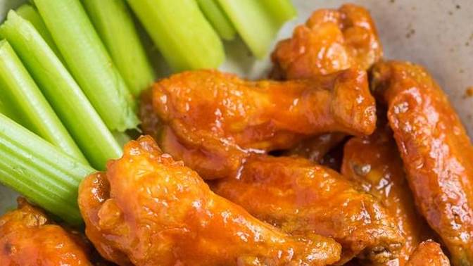 Why is celery served with chicken wings?