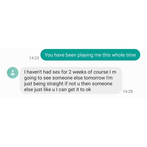 Is he really going to mess around with women after our fresh breakup?