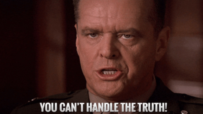 What is a truth about the world, your life, or reality that you find hard to accept?