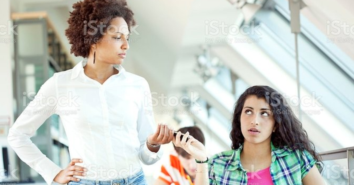 Did the teacher ever take away your phone while at school? GirlsAskGuys