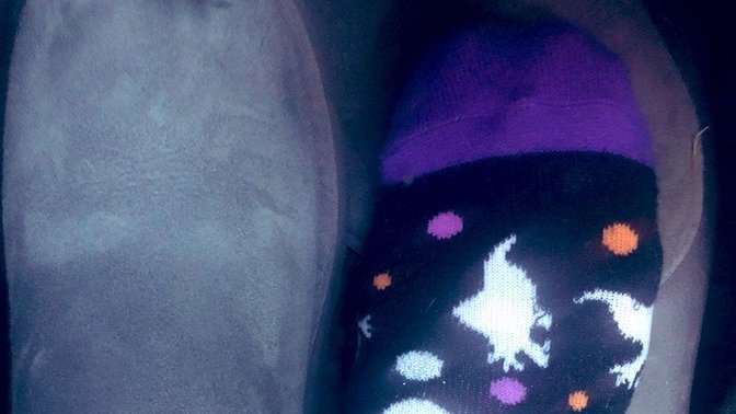 Had my Halloween Socks at work today two weeks after the event The calendar might say 11/12 but I’m still in Halloween mode Am I crazy lol?