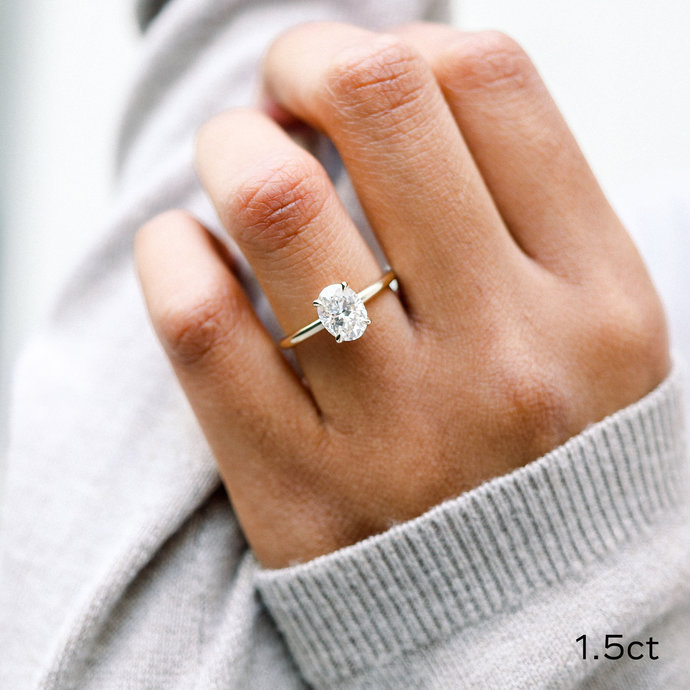 Do you think the size of an engagement ring is a reflection of someone’s love? Diamond?