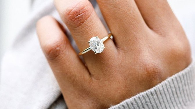 Do you think the size of an engagement ring is a reflection of someone’s love? Diamond?