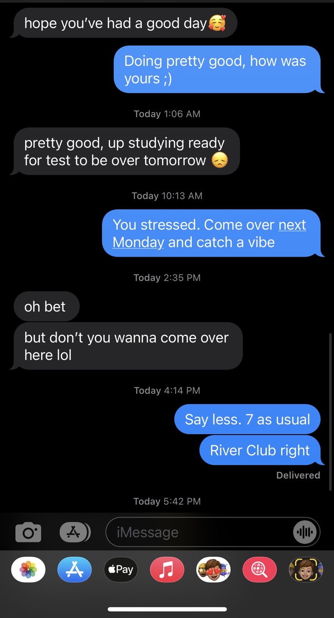 What is a good non-needy way to reply when girl indirectly says shes busy?