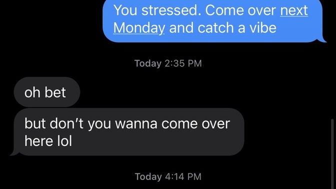 What is a good non-needy way to reply when girl indirectly says she's busy?