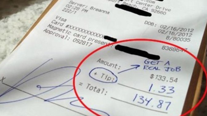 Girls, A no tipper or bad tipper of a man unattractive to you assuming you received decent service?