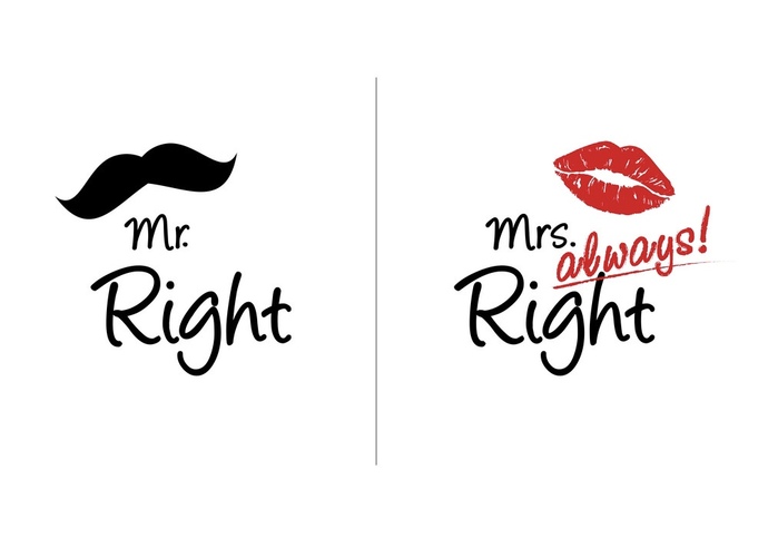 Are you more so looking for the right person or trying to become the right person (…explain)?