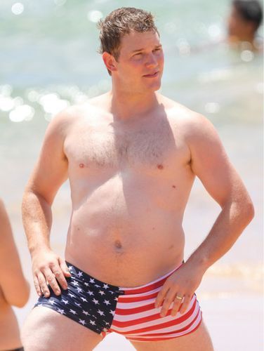 3) Average/"dad bod" (slim endomorph)