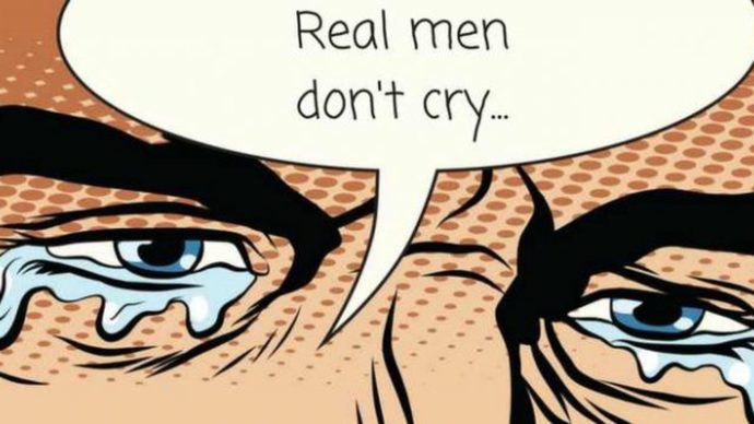 Do you think men can’t be emotional to women?