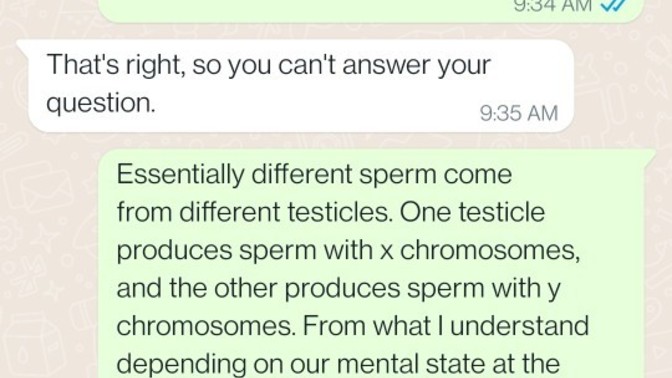 Did I say something wrong?