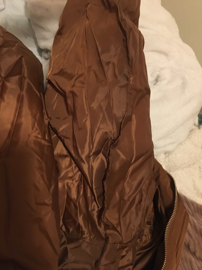 Different sleeve Sewn inward & outward