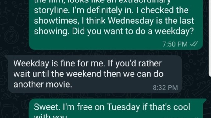 He stopped texting after I rescheduled the date. It's been 3 days. He still frequently goes online. Is he not interested?