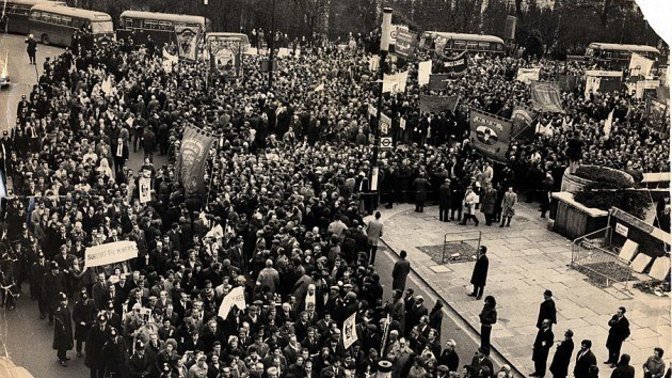 Socially, America is now where the UK was in the 70s. True or false?