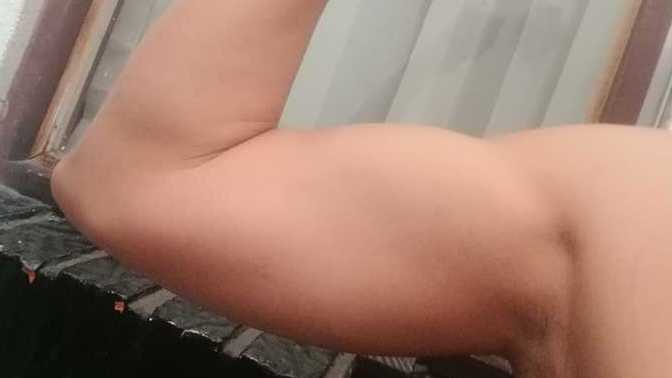 I am gym competitive with my boyfriend. I posted stats below. Are my arms now pound for pound stronger then my boyfriend or not yet?