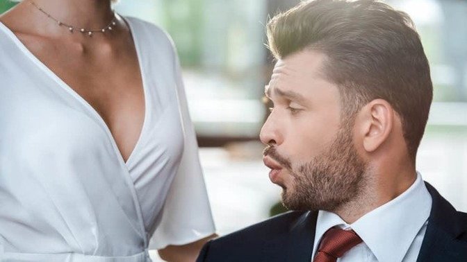 Girls, how do you feel about a man looking at your cleavage or thighs momentarily?
