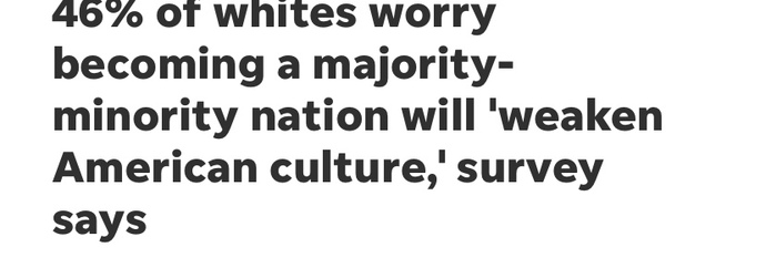 Why are so many white people scared about becoming a minority?