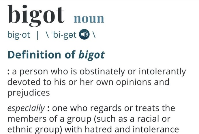 Is everyone a bigot?