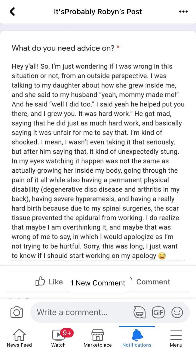 This was her question, the rest of the images are responses