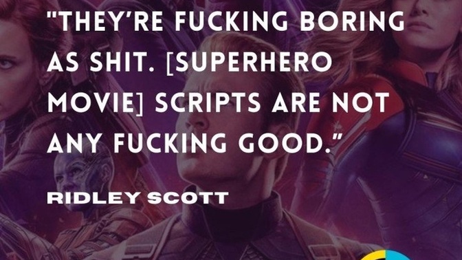 Are you sick of Hollywood coming out with garbage boring Marvel superhero movies every year?